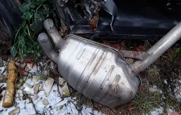 Mercedes-Benz E W211 Muffler/silencer A2114911100 2114911100