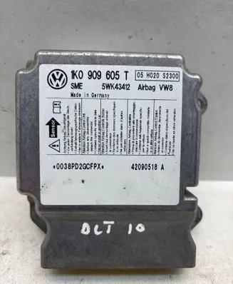 Skoda Octavia Mk2 (1Z) Airbag control unit/module 1K0909605T 5WK43412 05H020S2300