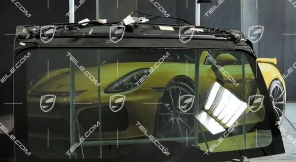 Porsche Cayenne (9PA) Rear windscreen/windshield window 95554501127