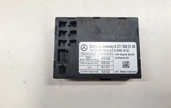 Mercedes-Benz E W211 Door central lock control unit/module A2115403145 410213005012