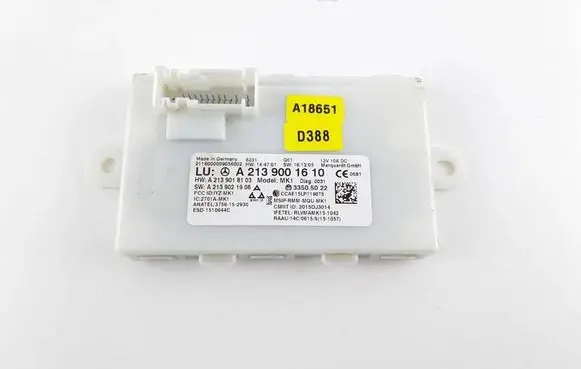 Mercedes-Benz E W213 Keyless (KESSY) go control unit/module A2139001610 A2139018103 A2139021906