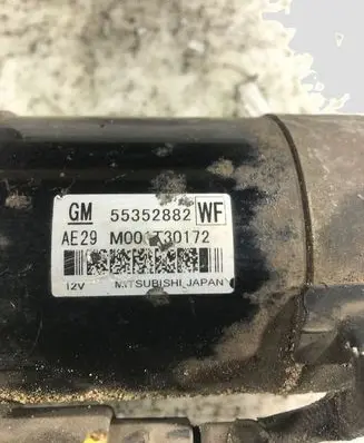 Opel Insignia A Starter motor 55352882 M001T30172