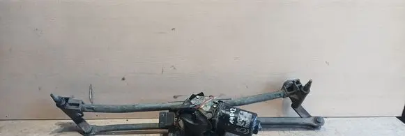 Front wiper linkage and motor