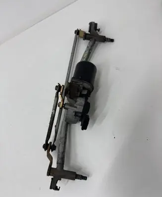 Front wiper linkage and motor