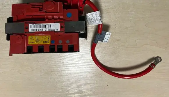 BMW 1 E82 E88 Positive cable (battery) 9217018
