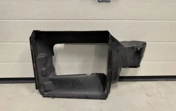Porsche 911 992 Intercooler air guide/duct channel 992815216BKPD136