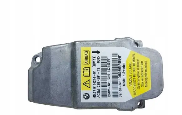 BMW 5 E60 E61 Airbag control unit/module 9114214 2204391 319114214
