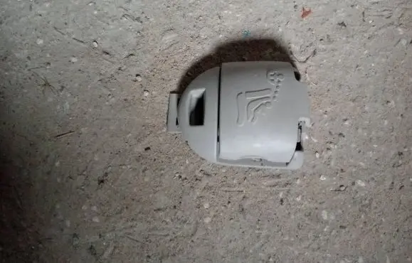 Renault Modus ISOFIX cover 8200327656D