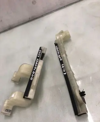 Opel Grandland X Rear door windshield rail 9821855580