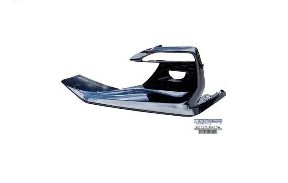 Infiniti Q50 Front bumper upper radiator grill 62257-6HJ0A