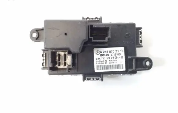 Mercedes-Benz E W212 Heater blower motor/fan resistor A2128702110