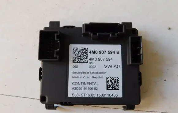 Volkswagen Touran III Sunroof control unit/module 4M0907594B