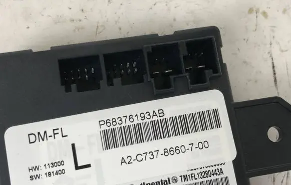 Maserati Levante Door control unit/module P68376193AB 13280443 A2C73786607