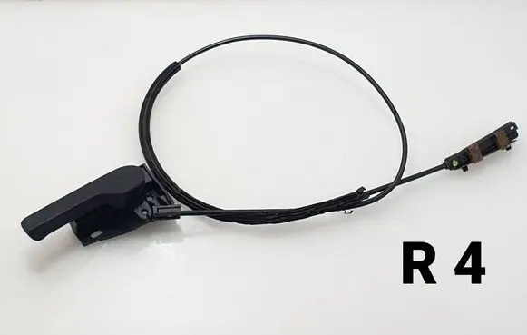 Volkswagen PASSAT B7 Engine bonnet/hood lock release cable 3C1823535 1K1823633