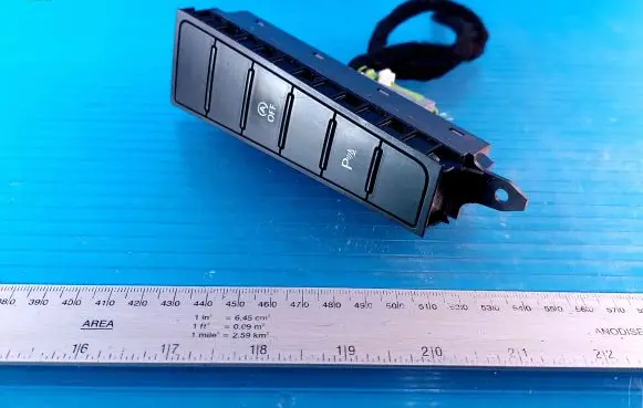 Volkswagen PASSAT B7 Parking (PDC) sensor switch 3AB927238K