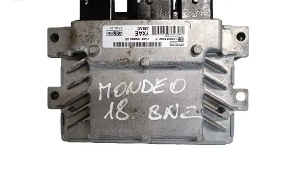 Ford Mondeo MK IV Engine control unit/module 7G9112A650XE 7XAFJ38AC S180016002F