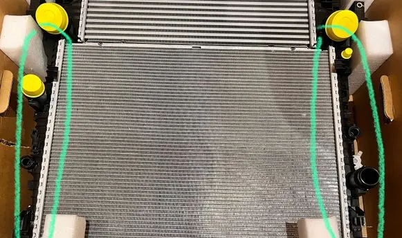 BMW X5 G05 Coolant radiator 17118472274