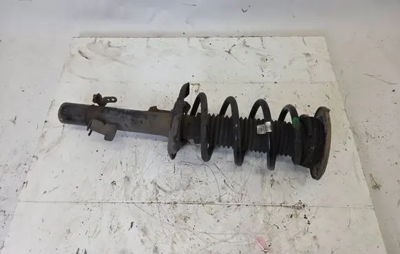 Front shock absorber with coil spring