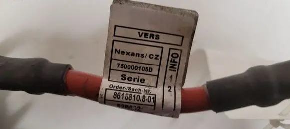 BMW 1 F20 F21 Positive cable (battery) 750000105D 8616810