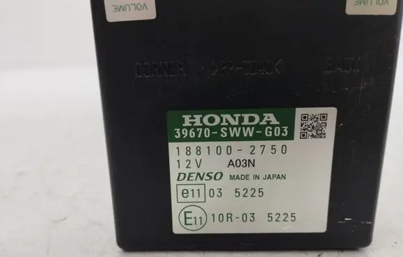 Honda CR-V Parking PDC control unit/module 1881002750 39670SWWG03