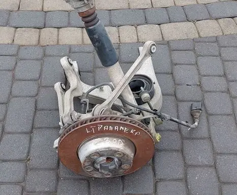 Porsche Panamera (970) Front wheel hub spindle knuckle 97033161102Porsche