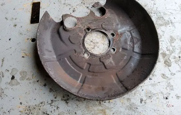 Opel Vectra C Rear brake disc plate dust cover 