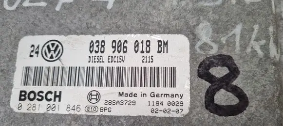 Volkswagen Golf IV Engine control unit/module 038906018BM