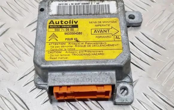 Citroen Xantia Airbag control unit/module 550740900 9633504380