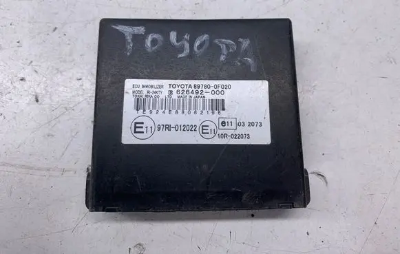 Toyota Corolla E120 E130 Immobilizer control unit/module 897800F020 626492000 97RI012022