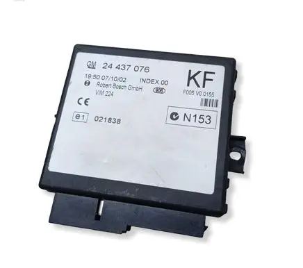 Opel Zafira A Comfort/convenience module 24437076 021838 F005V00155