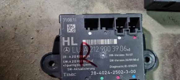 Mercedes-Benz E W212 Door control unit/module A2128208526 A2129003906 A2129029902