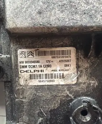 Citroen Jumpy Engine control unit/module 9833346580 42026887 9845750880