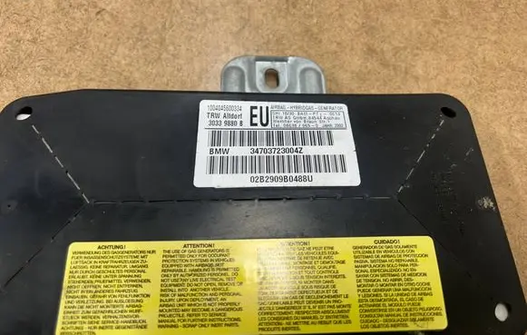 BMW 3 E46 Front door airbag 72127037229 7037229
