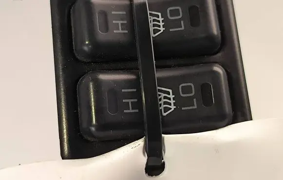 Mitsubishi Pajero Seat control switch 