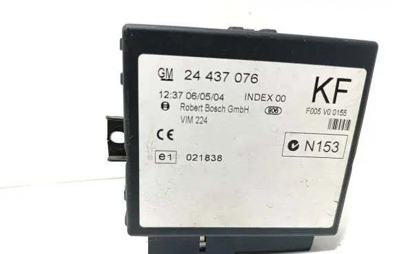 Opel Zafira A Comfort/convenience module 24437076KF