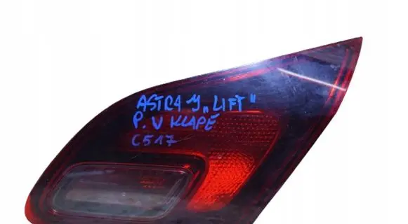Opel Astra J Tailgate rear/tail lights