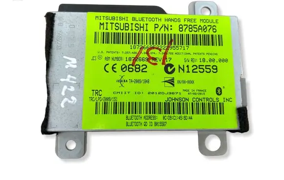 Mitsubishi Outlander Bluetooth control unit module 8785A076 N12559 1872669