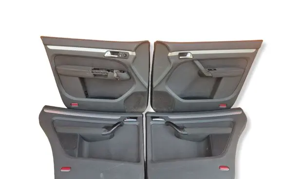Volkswagen Touran I Front door card panel trim 