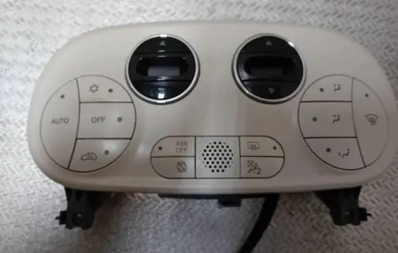 Fiat 500E Climate control unit 735629318 10121012 A83065000