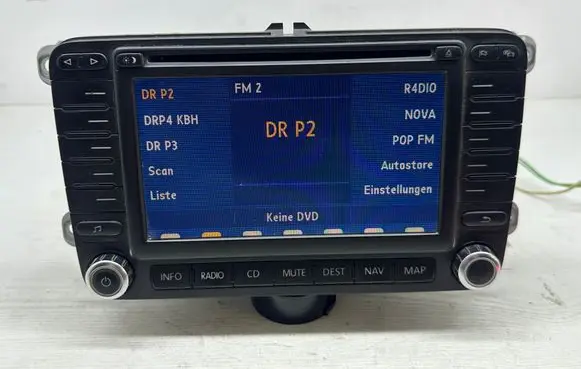 Volkswagen Golf V Radio/CD/DVD/GPS head unit 1K0035198B 7612002016
