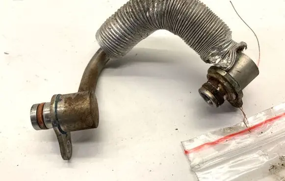 BMW X3 F25 Turbo turbocharger oiling pipe/hose 