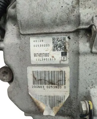 Peugeot 508 Electric car Transmission 20GN03