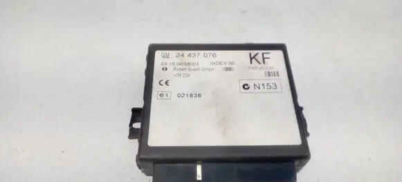 Opel Zafira A Comfort/convenience module 24437076 24437076KF