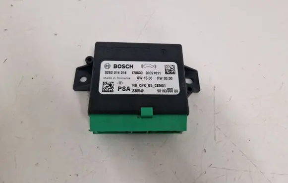 Peugeot 508 RXH Parking PDC control unit/module 9819360080 00091011 0263014016