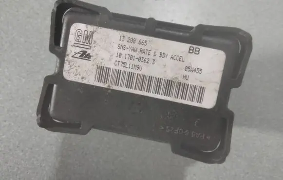 Volkswagen Touran I ESP acceleration yaw rate sensor 7H0907652A 10170103623 0T75L11M9V