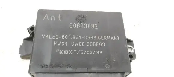 Alfa Romeo 159 Parking PDC control unit/module 60693882 601861C569 SW08C0DE03