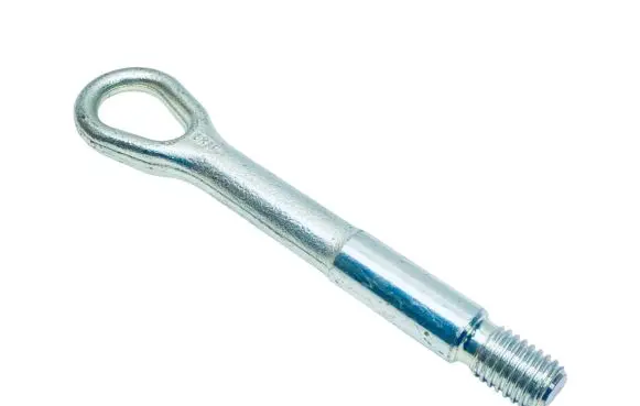 Towing hook eye