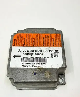 Mercedes-Benz SL R230 Airbag control unit/module A2308206926 2308206926