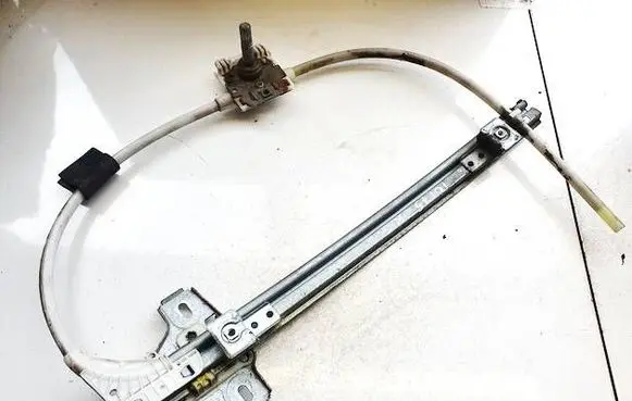 Sliding door window regulator with motor