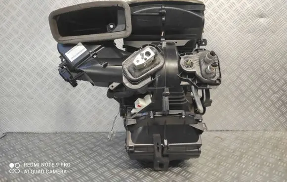 Interior heater climate box assembly